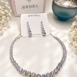 Elegant Tennis Necklace Set