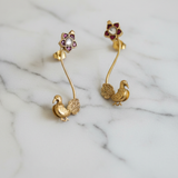 Floral Mor Ear Cuff
