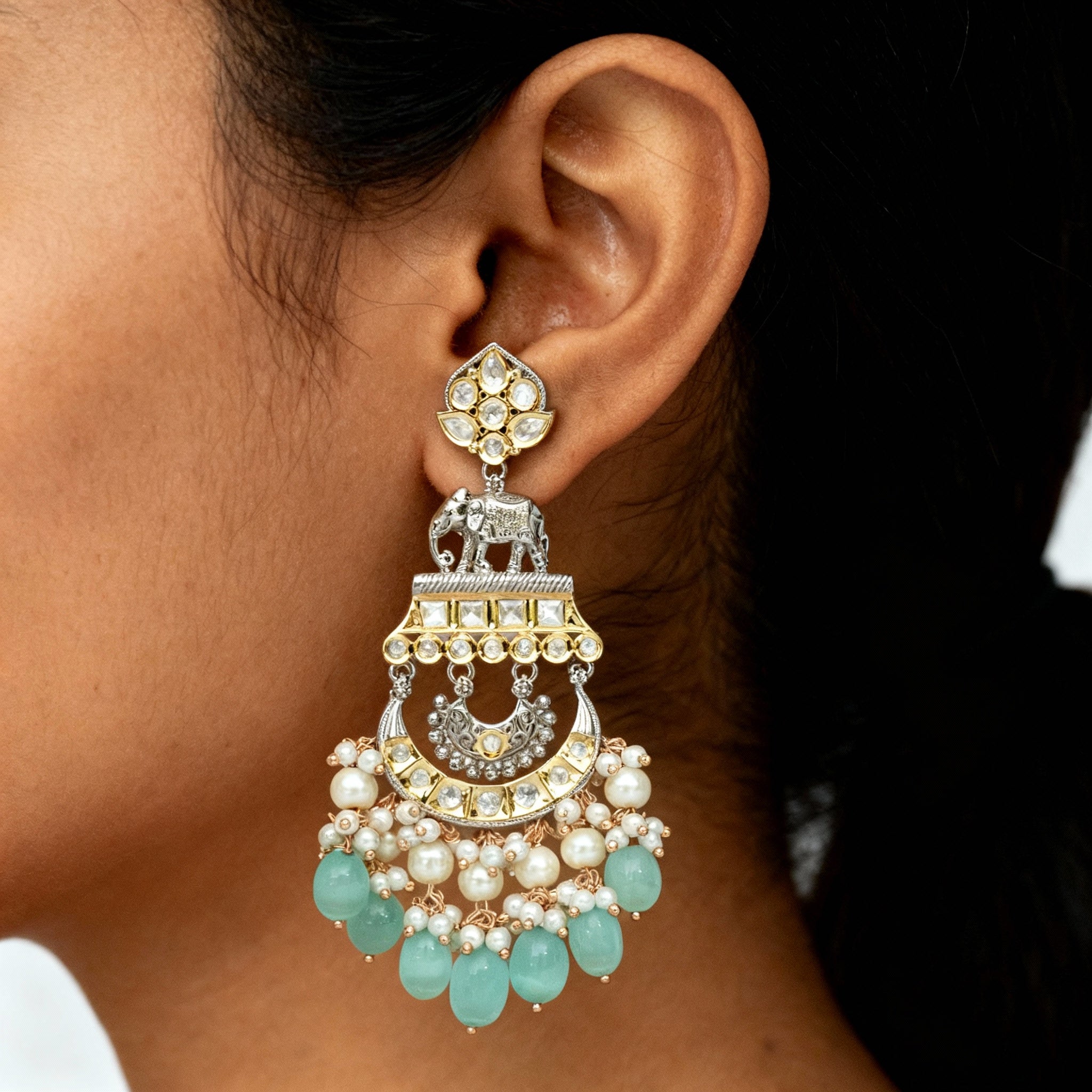 Maharani Mint Chandbali