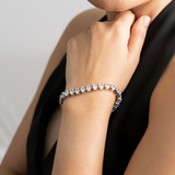 Diamond Round Solitaire Tennis Bracelet | 5mm