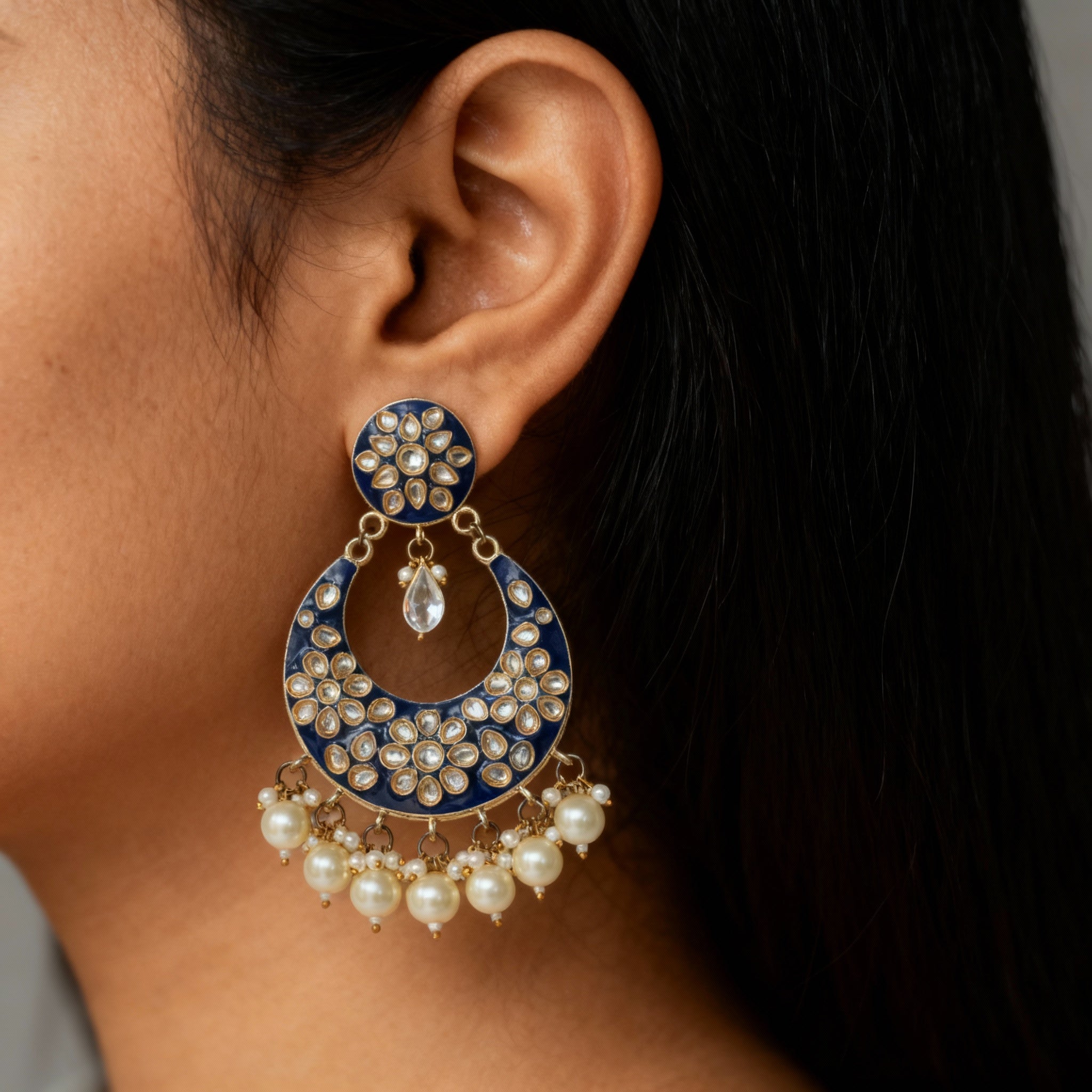 Neel Kamal Kundan Chandbali