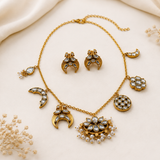 Indian Charms Necklace and earings