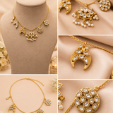 Indian Charms Necklace and earings