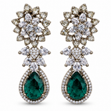 Teardrop AD Necklace Earring Set
