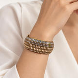 Jharokha – Baguette Grid Statement Kada