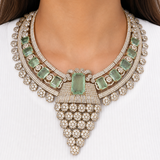 Suramya Mint Emerald Royale Set