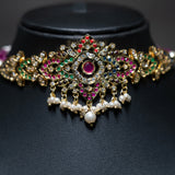 Jadua Navratan Kundan Choker Set