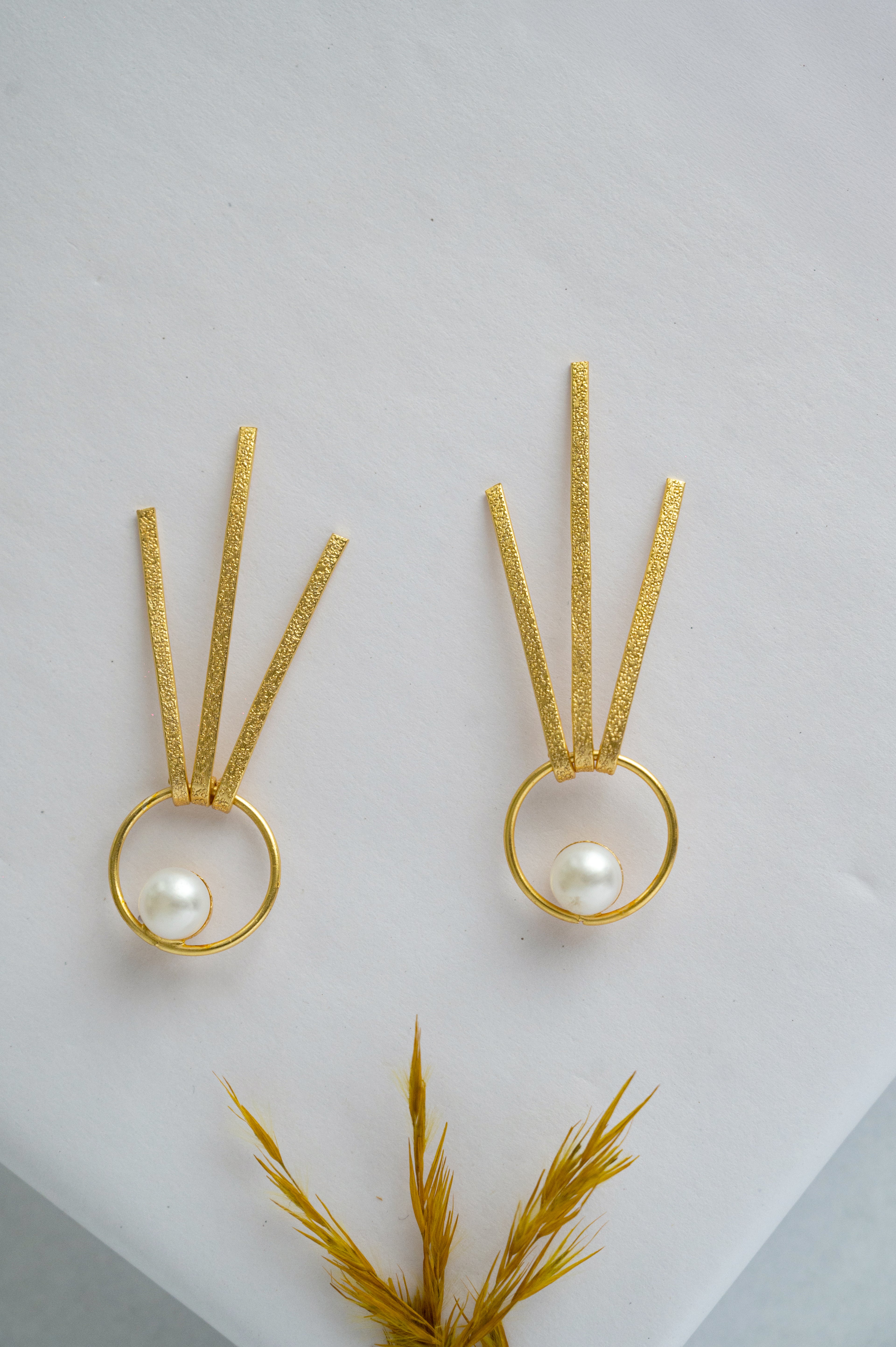 Solara Pearl Drop Earrings