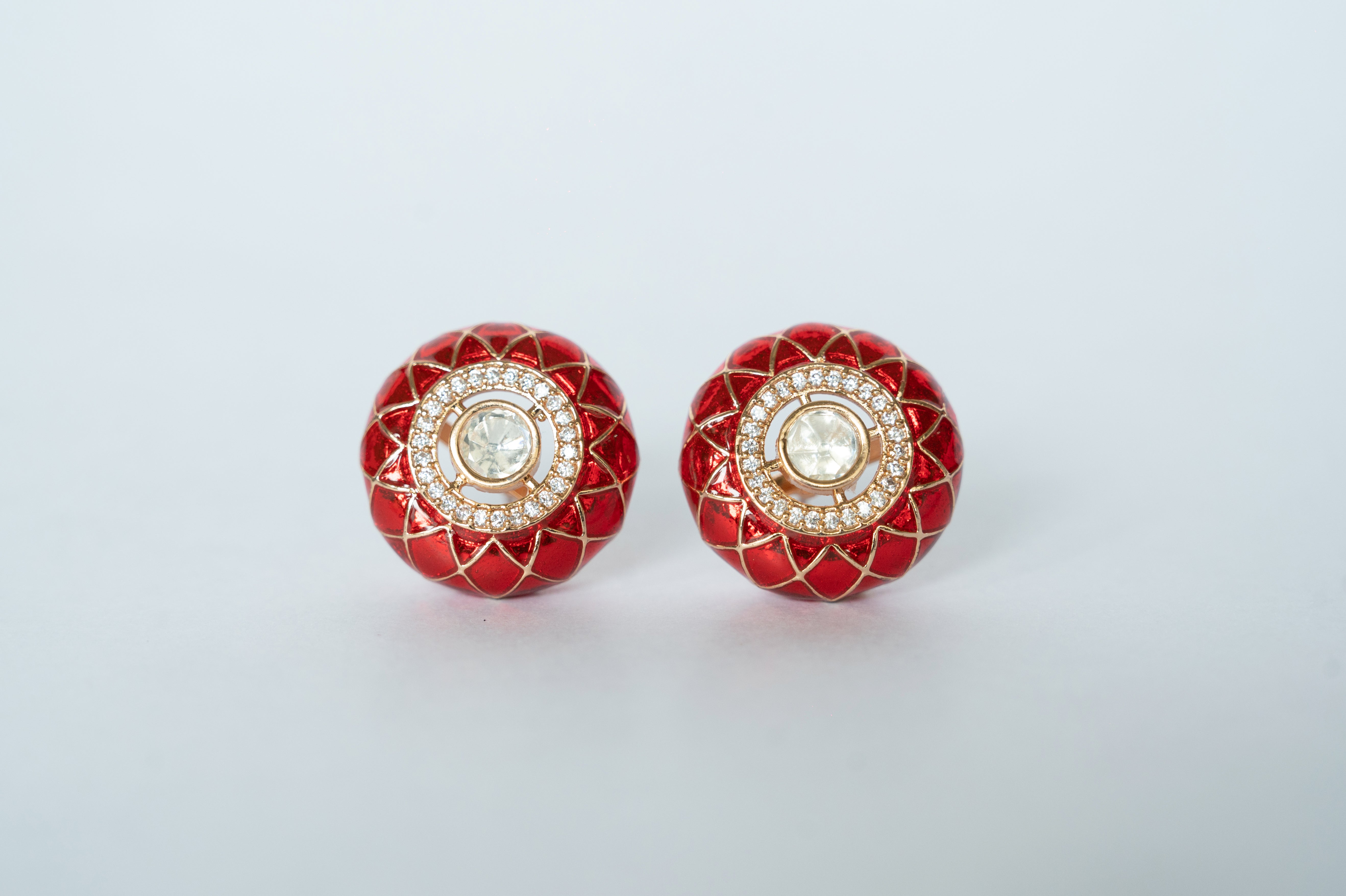 Gulnaar Enamel Studs