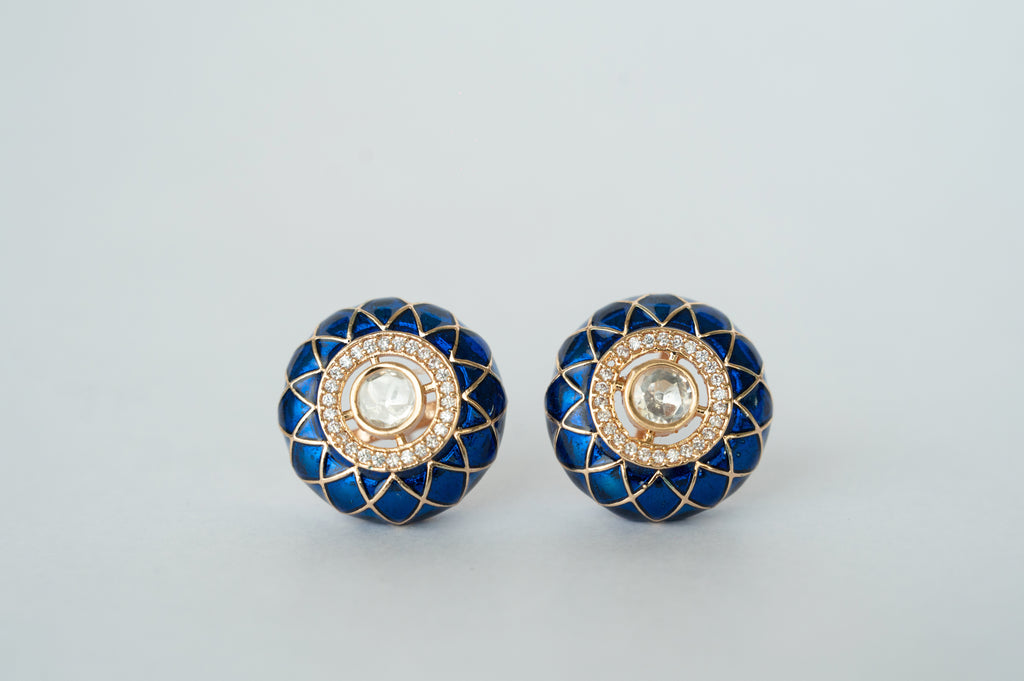 Gulnaar Enamel Studs