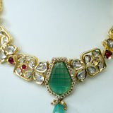 Rudrakanya Kundan Necklace Set