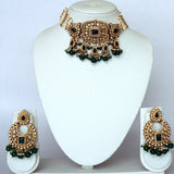 Emerald Majesty Choker Necklace Set