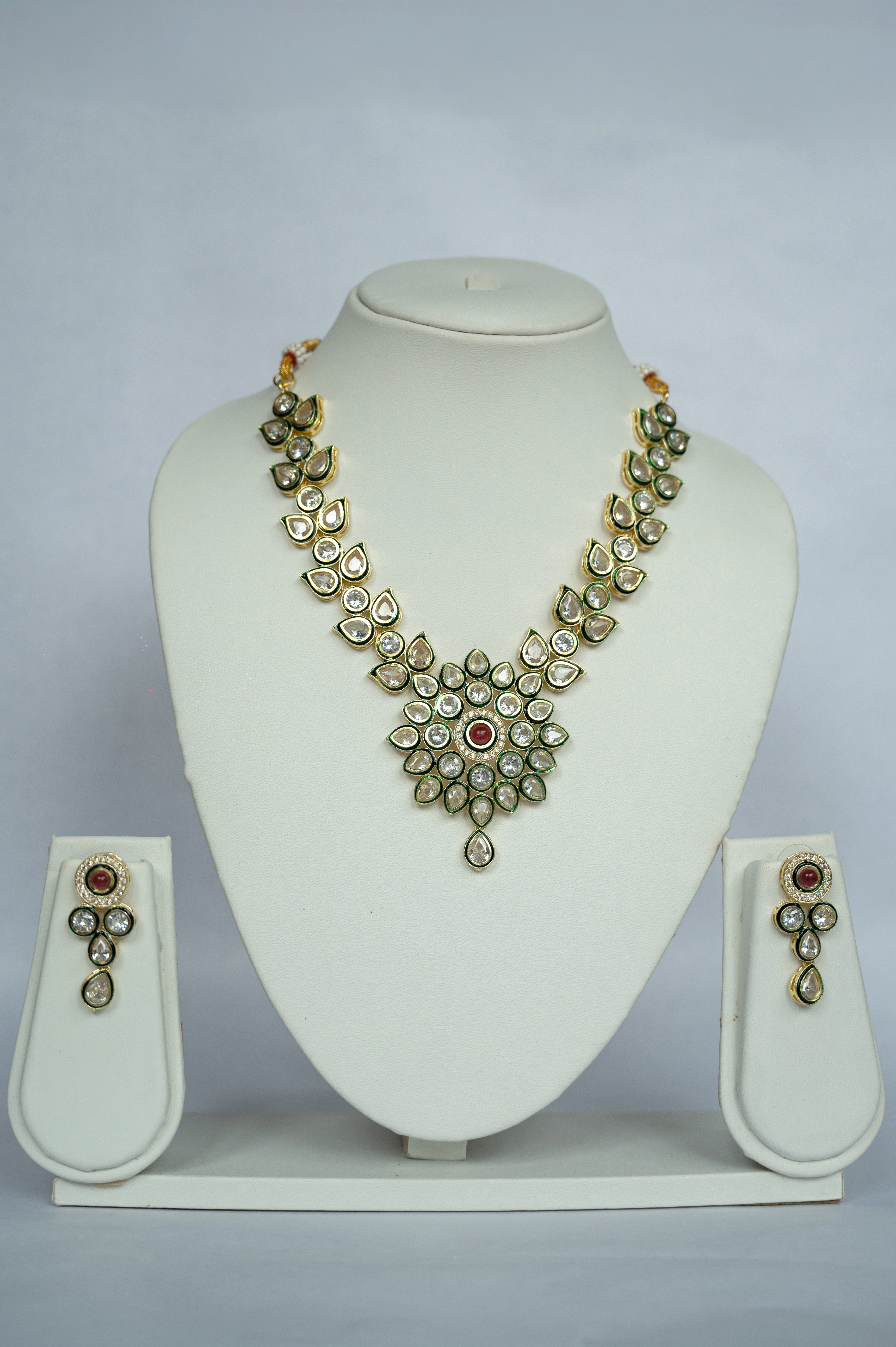 Padmashree Kundan Polki Necklace Set