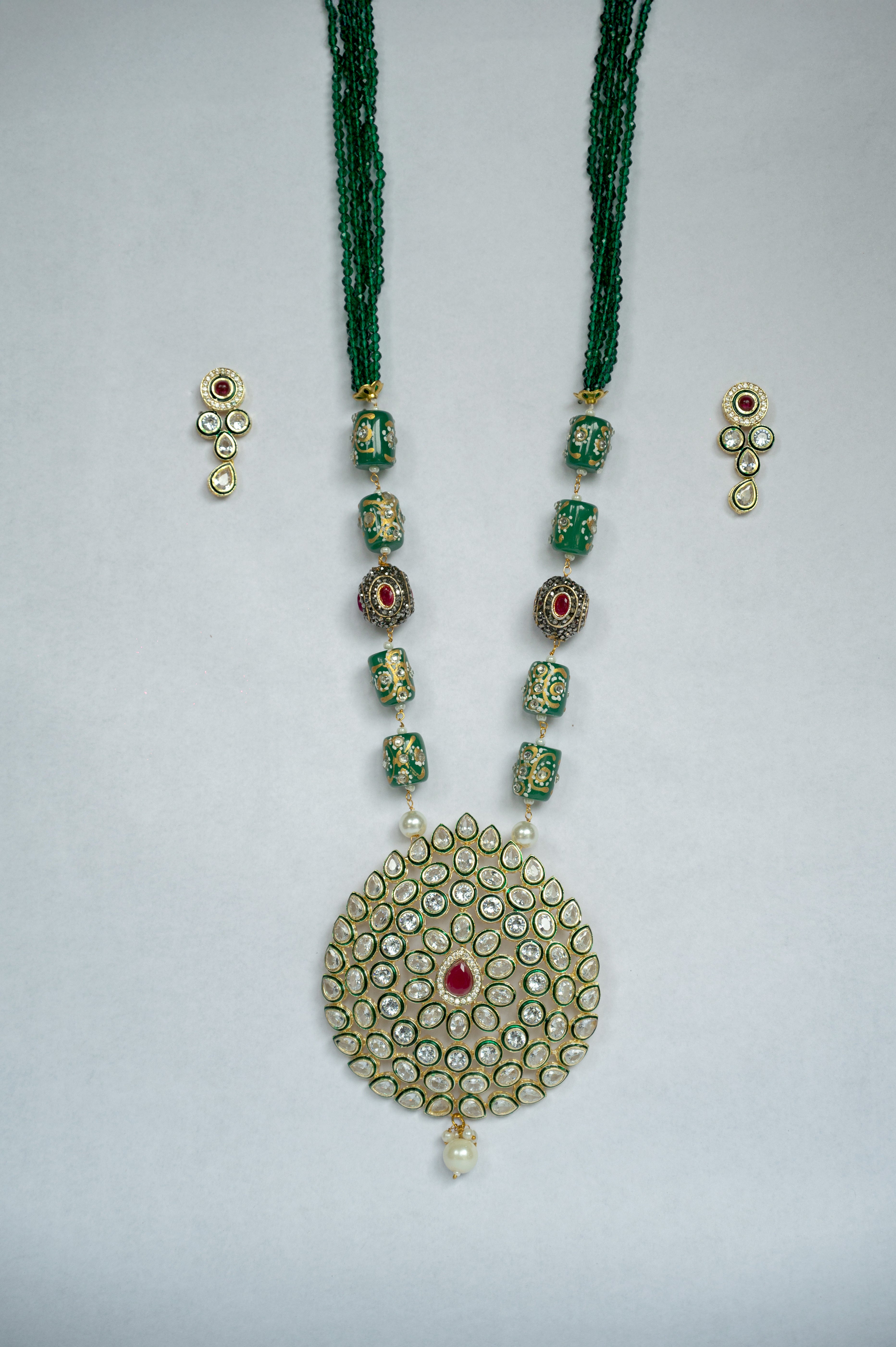 Rajshree Kundan Polki Necklace Set