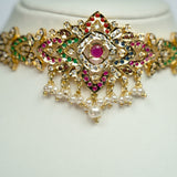 Jadua Navratan Kundan Choker Set