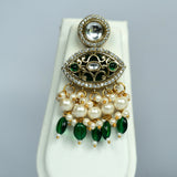 Maharani Haar with Emerald & Pearls
