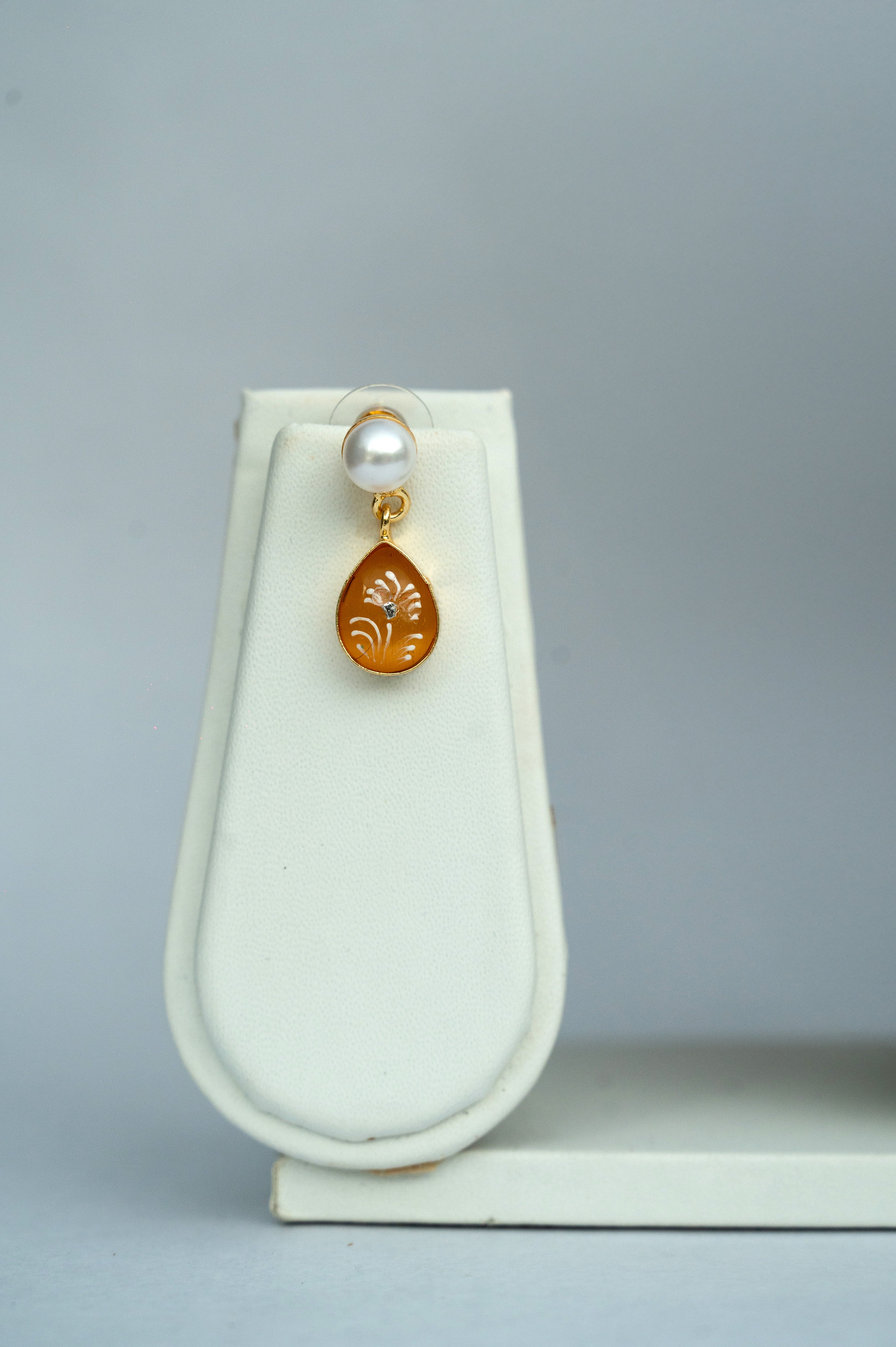 Meher Enamel & Pearl Necklace Set