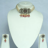 Rooh Ruby & Pearl Choker Set