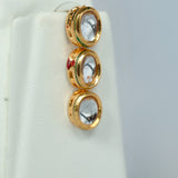 Classic Rajwada Kundan Set-in Oval, teardrop and round