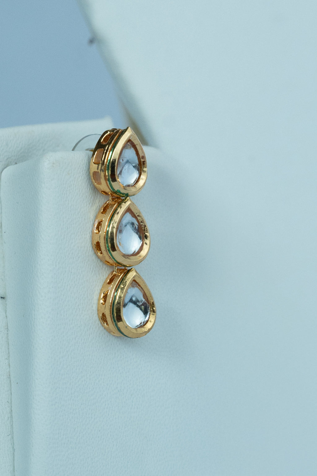 Classic Rajwada Kundan Set-in Oval, teardrop and round