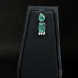 Rajwada Emerald Diamond Necklace Set – Available in Rich Emerald Green and Soft Pastel Green