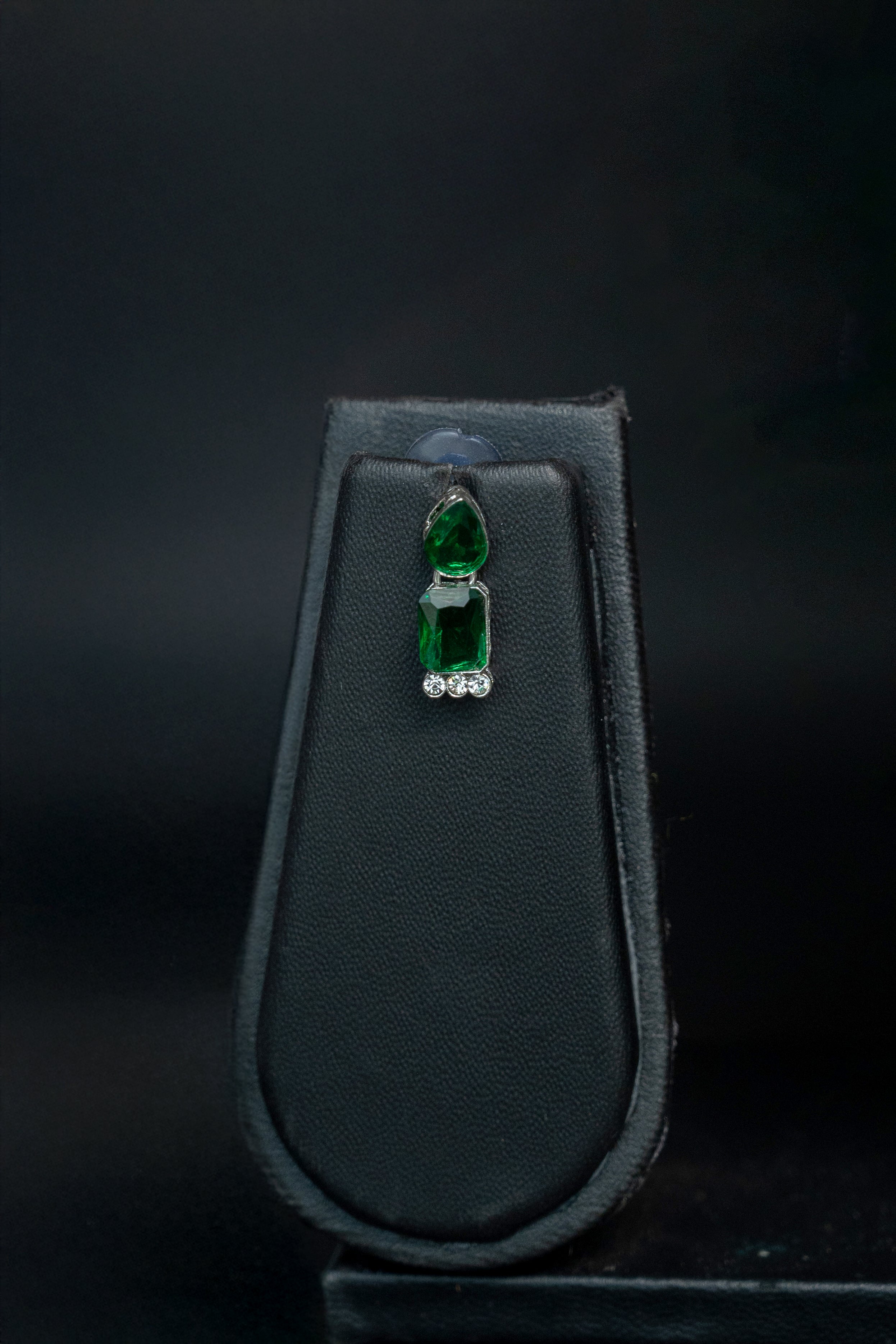 Rajwada Emerald Diamond Necklace Set – Available in Rich Emerald Green and Soft Pastel Green