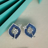 Emerald Blossom Studs (Green) / Sapphire Blossom Studs (Blue)