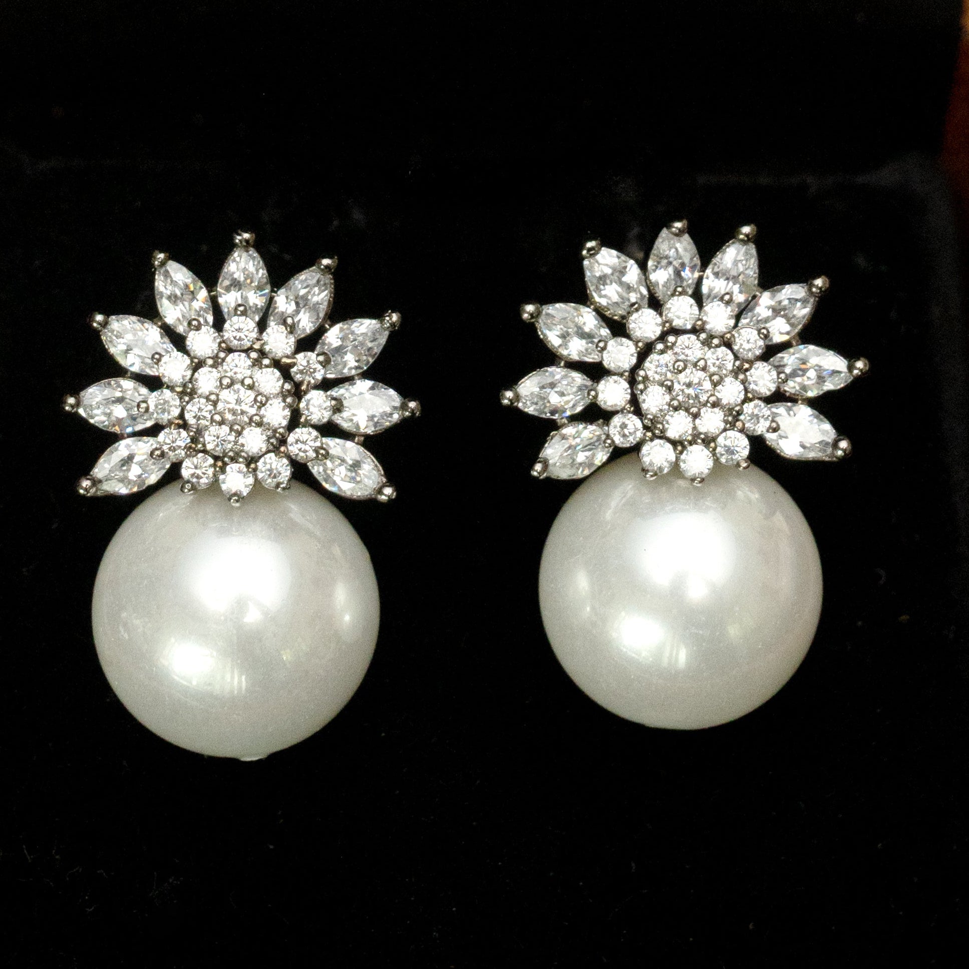 Pearl Blossom Earrings