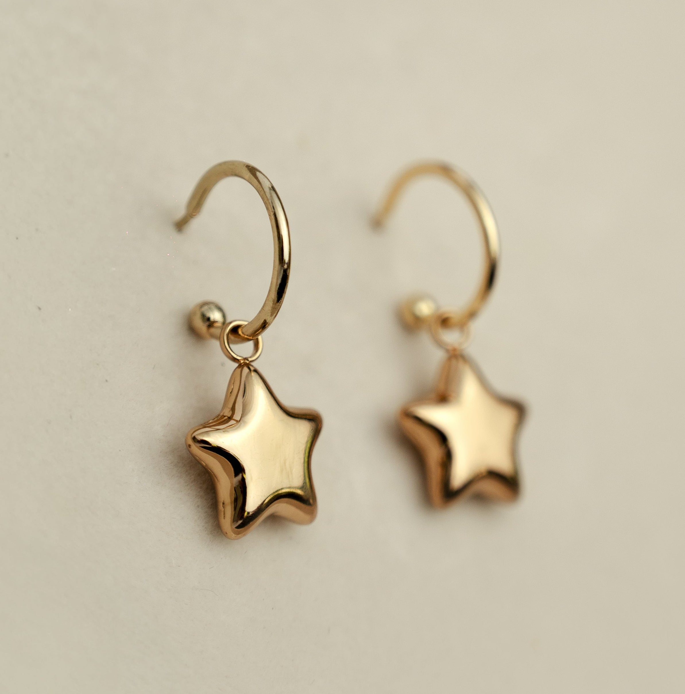 Starlight Charm Hoops