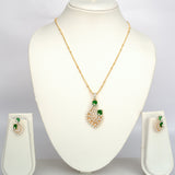 Emerald Grace Pendant Set