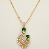 Emerald Grace Pendant Set