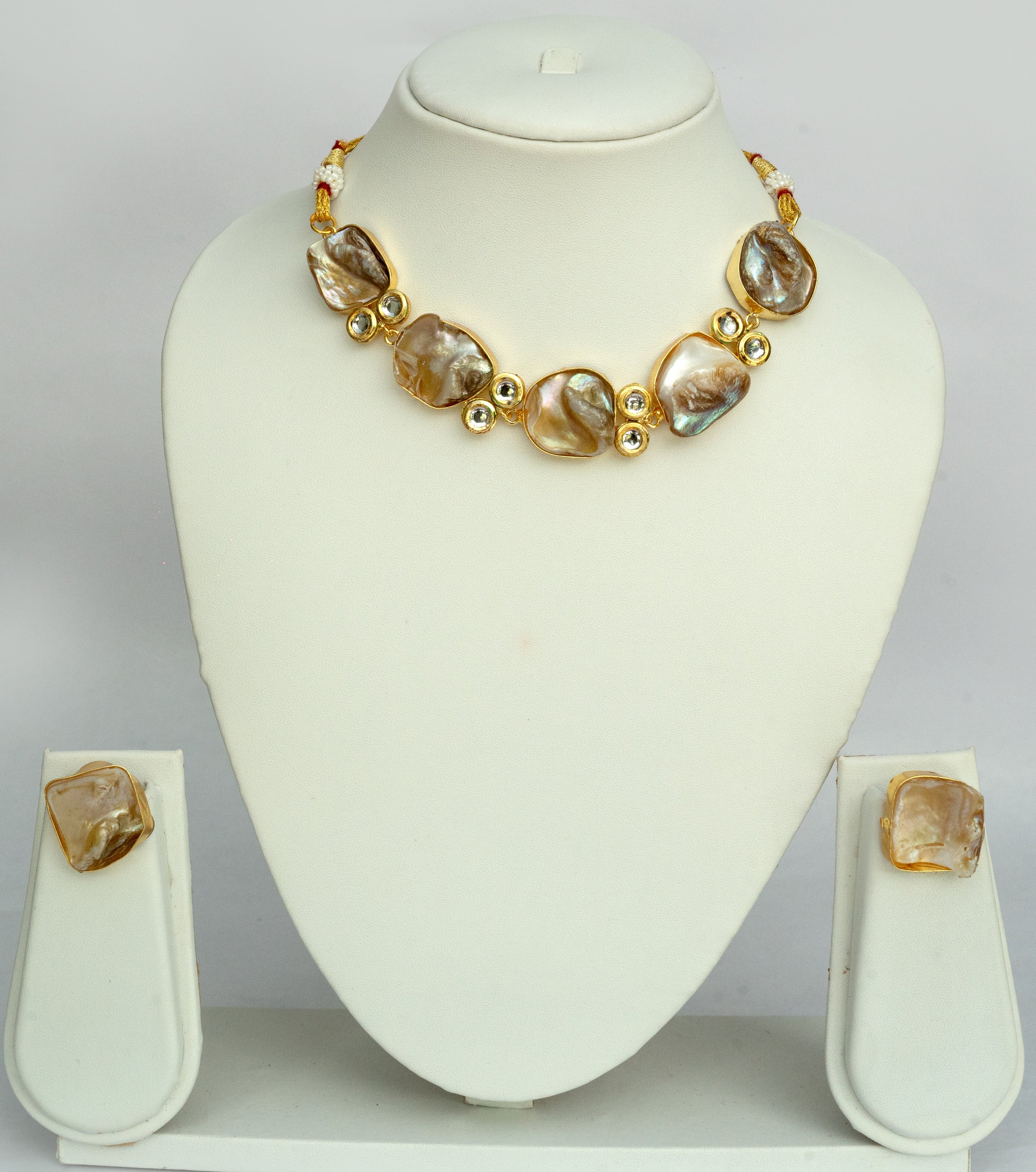 Amber Bloom Necklace Set