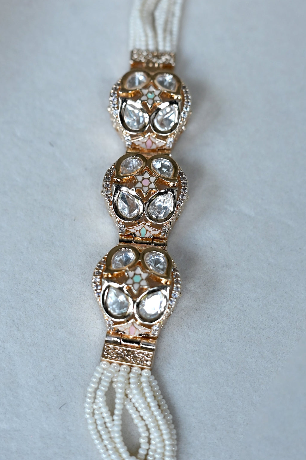 Royal Kundan Strings Bracelet