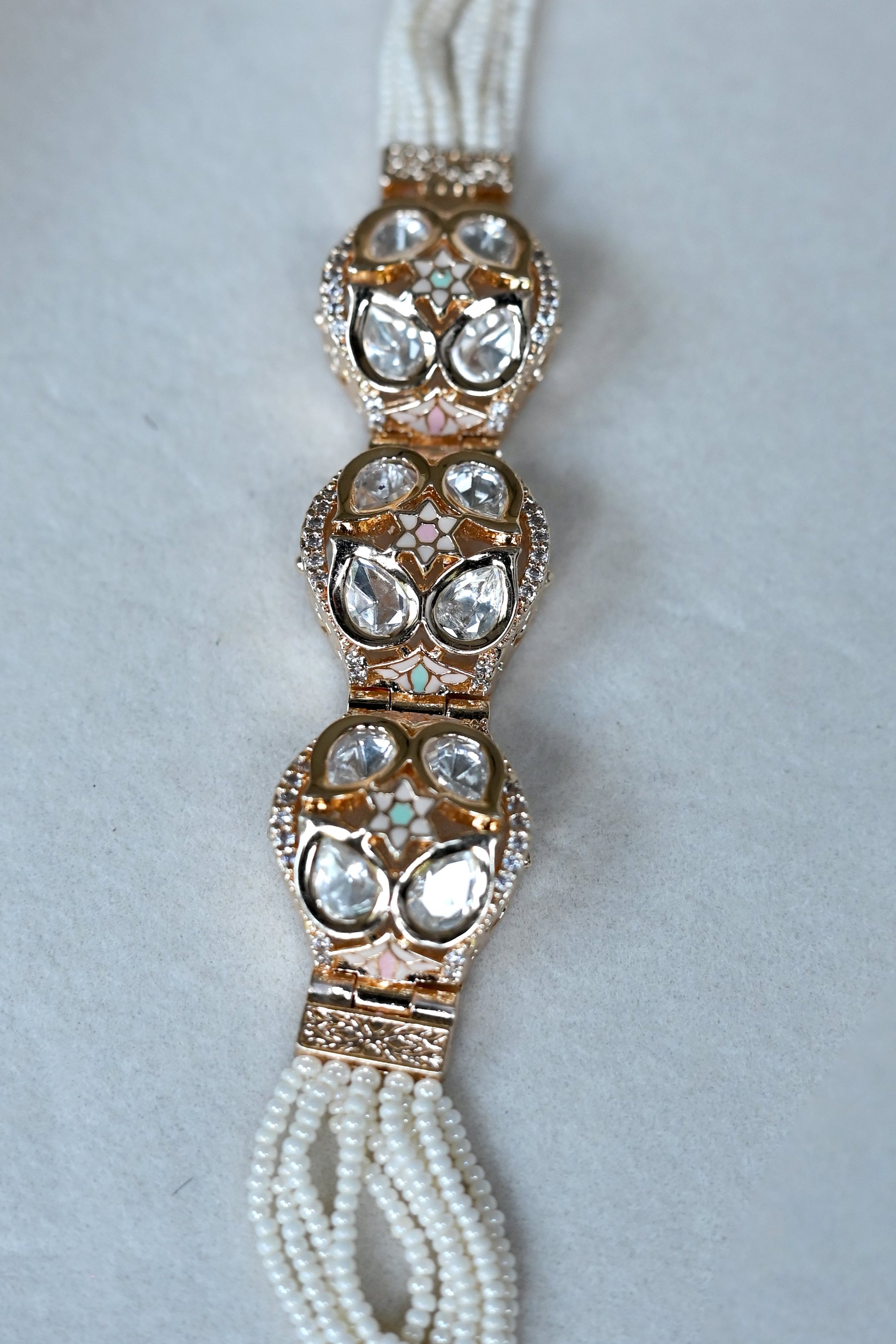 Royal Kundan Strings Bracelet