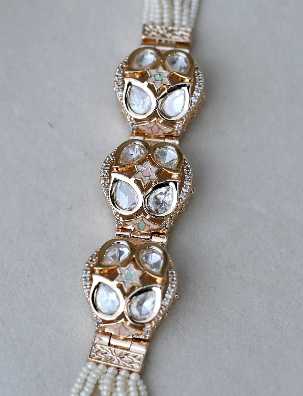 Royal Kundan Strings Bracelet