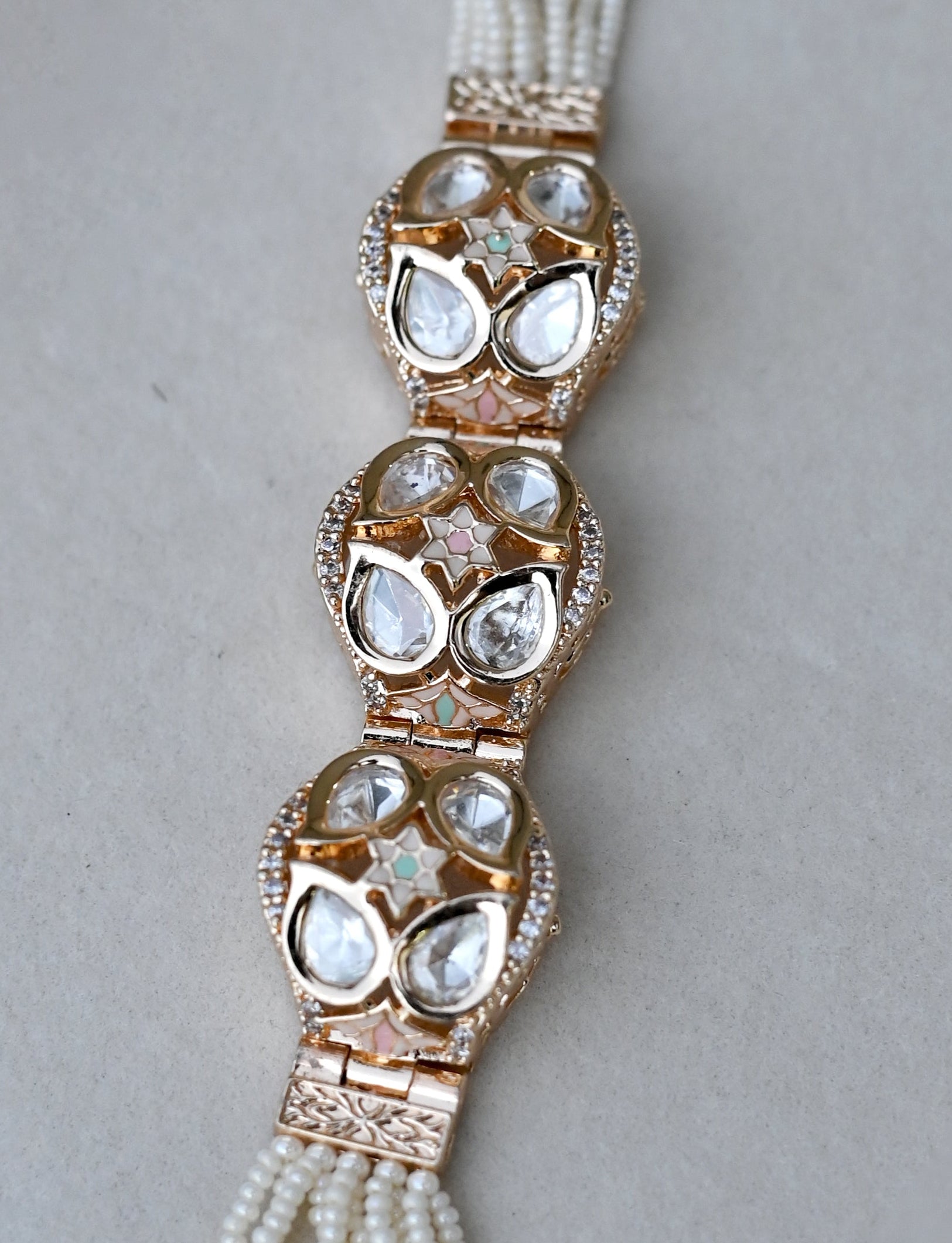 Royal Kundan Strings Bracelet