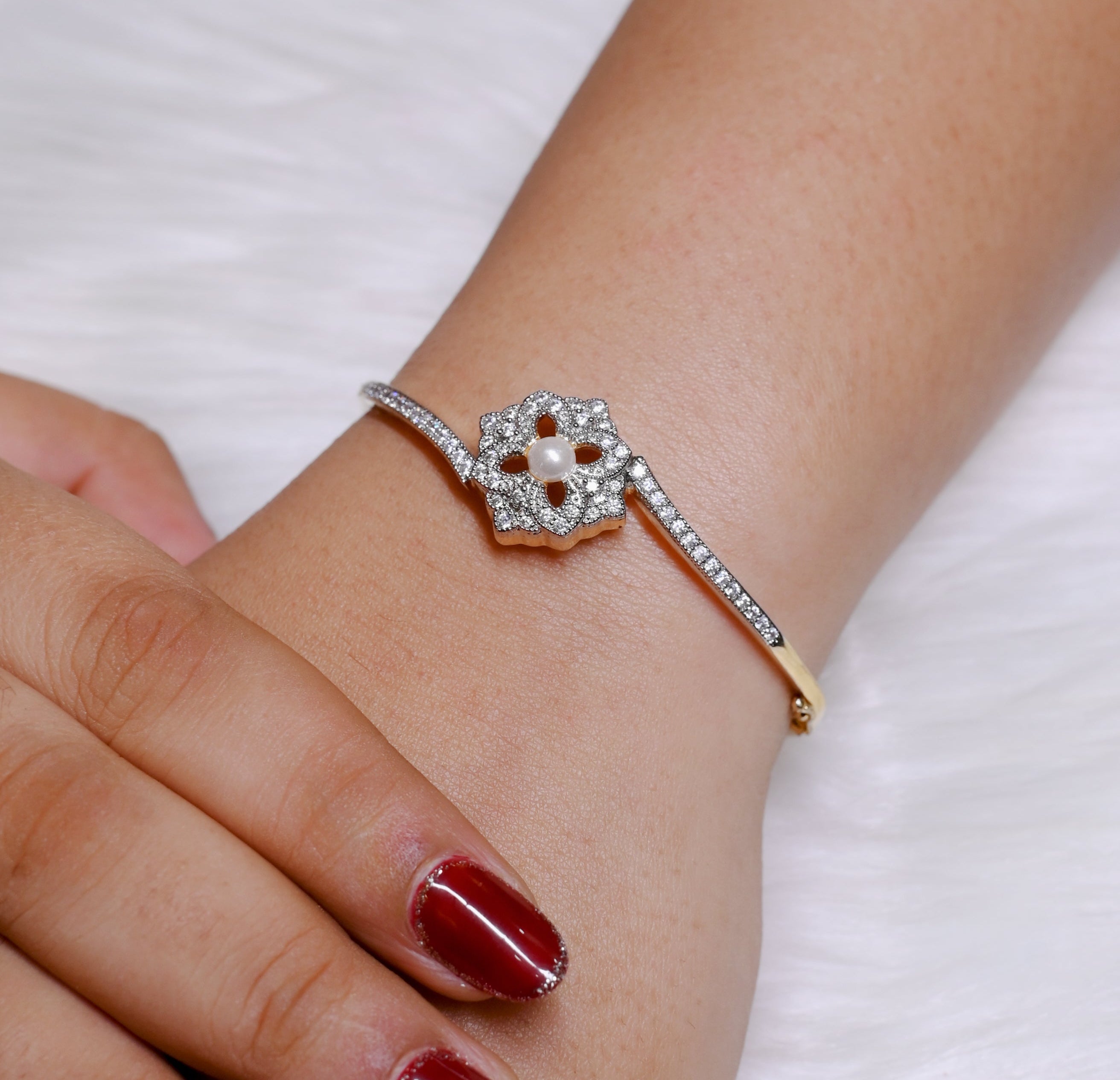 Diamond Blossom Bracelet