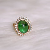 Emerald Moon Glow Ring