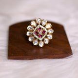 Kundan Rosette Royale Ring