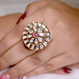 Heritage Ruby Mandala Ring