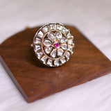 Heritage Ruby Mandala Ring