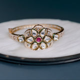 Kundan Kamal Bracelet