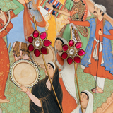 Floral Kundan Ear Cuffs