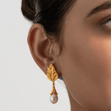 Aurora Leaves Earrings - Suramya