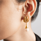 Aurora Leaves Earrings - Suramya