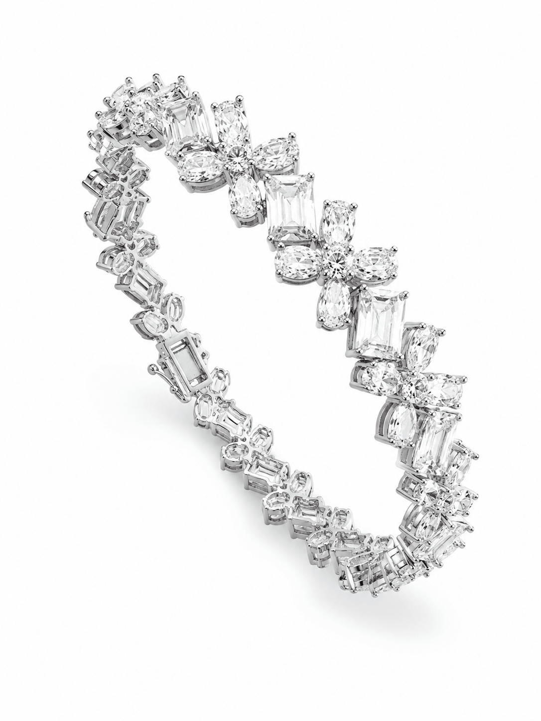 Baguette Diamond Tennis Bracelet - Suramya Designs