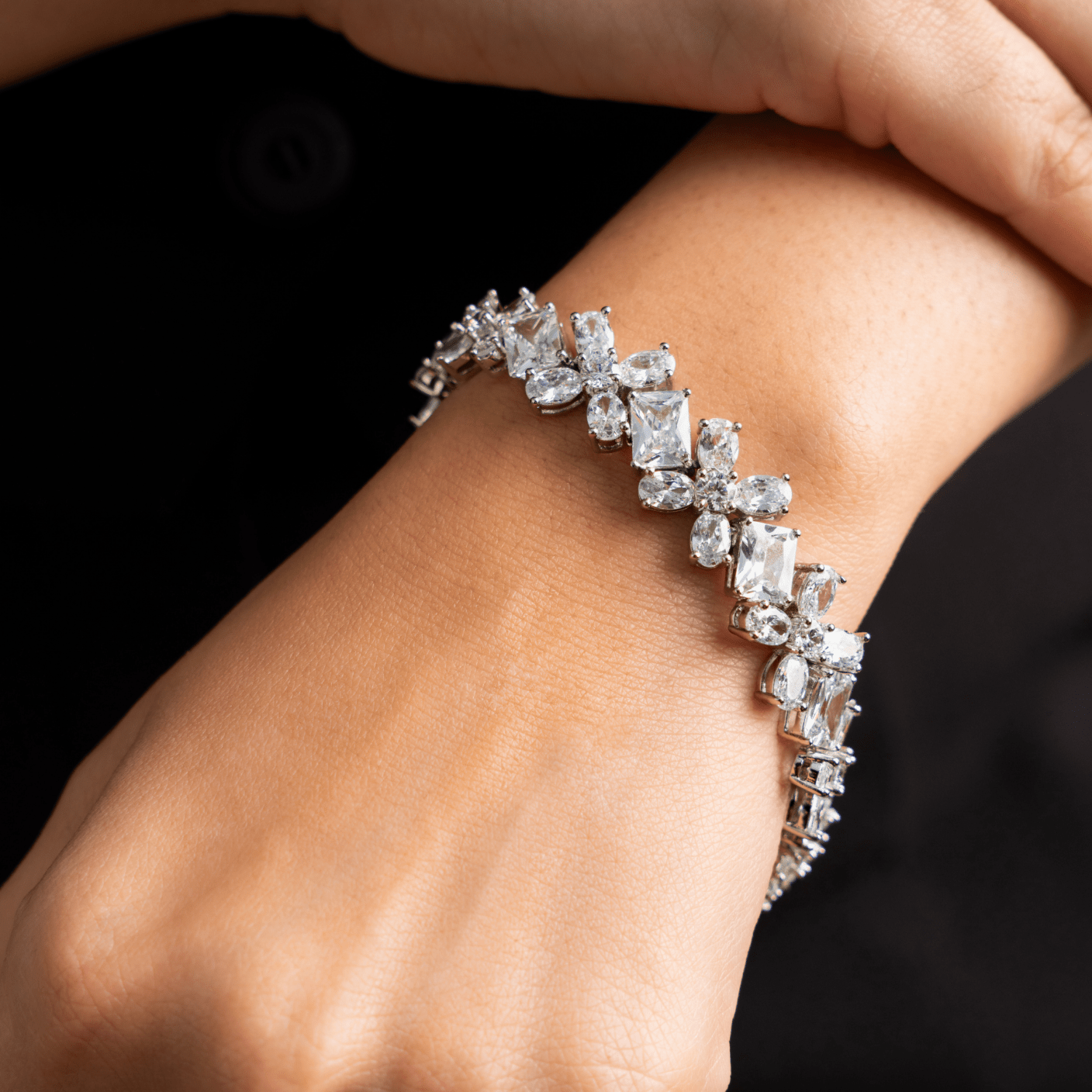 Baguette Diamond Tennis Bracelet - Suramya