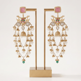 Casacading Kashmiri jhumkas - Suramya