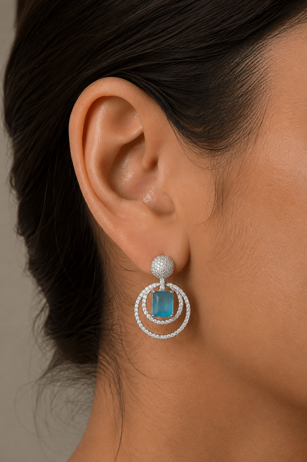 Celeste Halo Drops - Suramya Designs