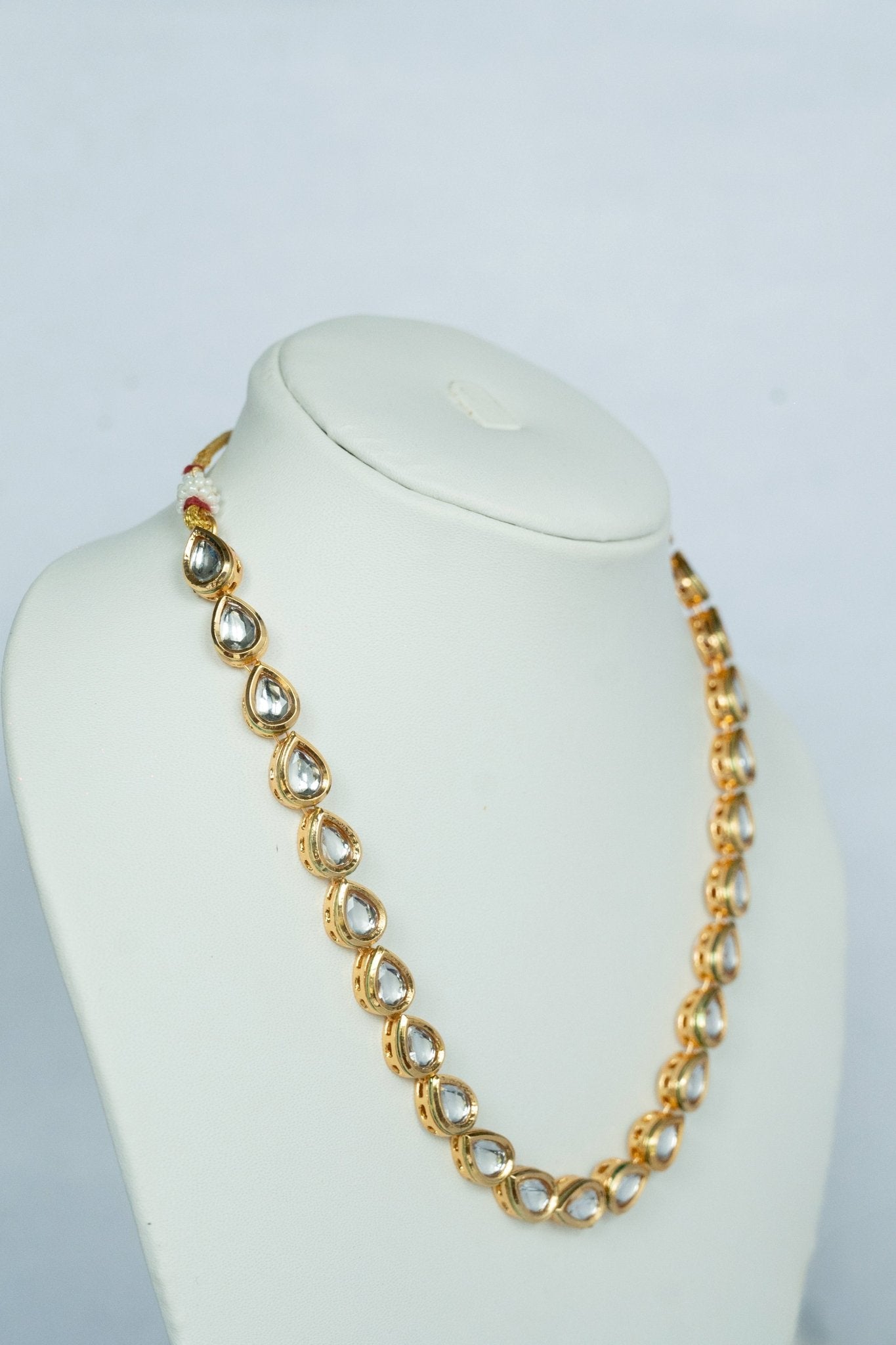 Classic Rajwada Kundan Set-in Oval, teardrop and round - Suramya